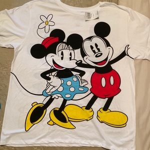 Mickey & Minnie double sided top